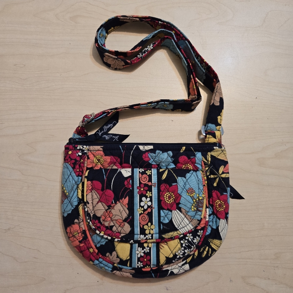 Vera Bradley Quilted Crossbody Bag – Tokyo Blossom Floral Print